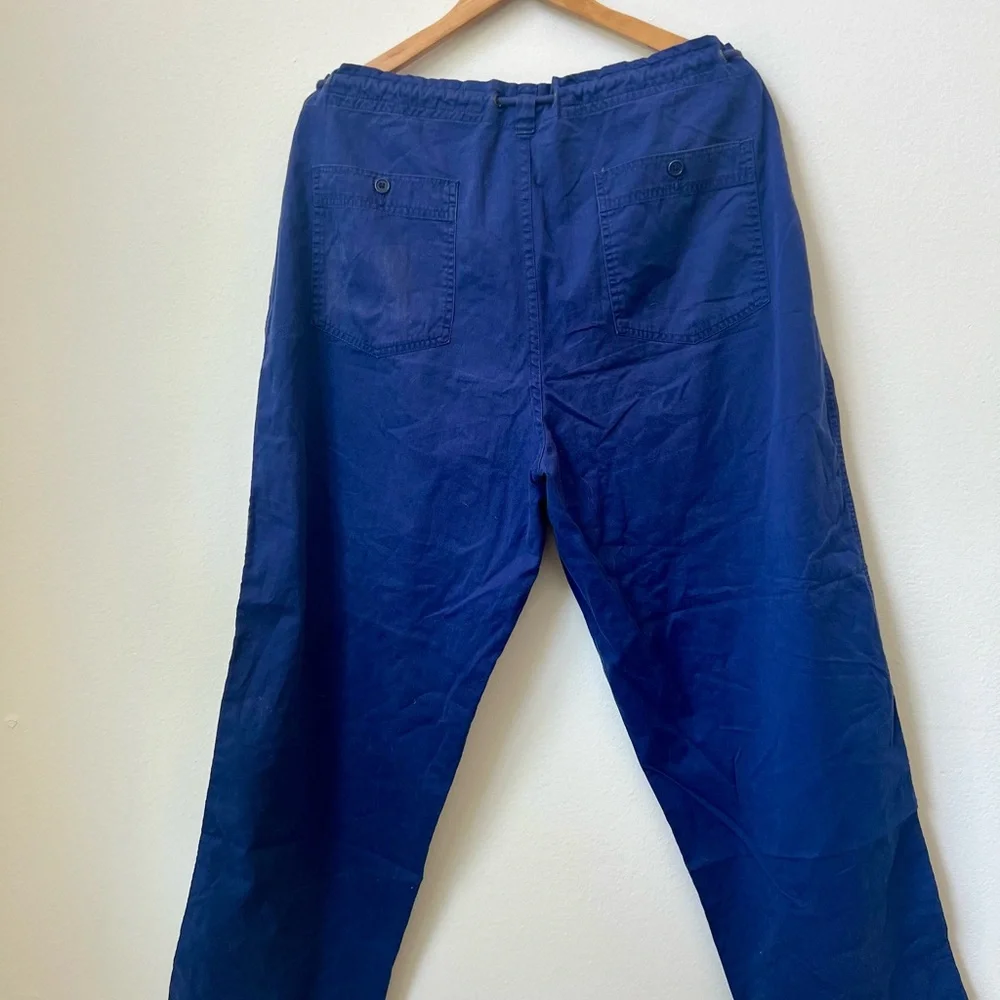 Ralph Lauren Indigo Navy Blue Nautical Beach Pants - Picture 2 of 5